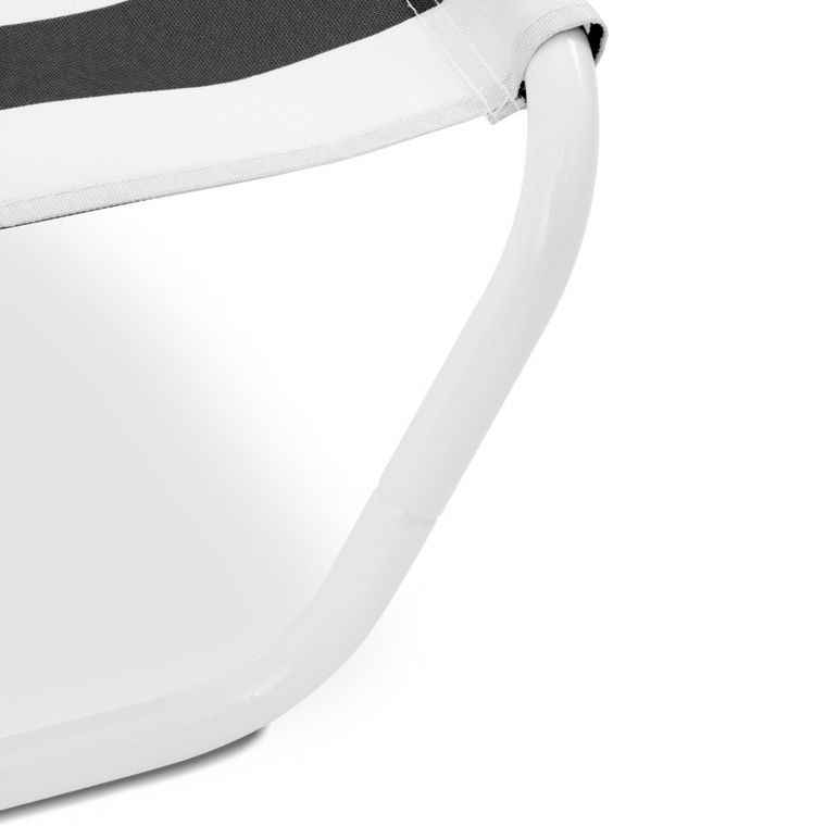 Tadar, leżak ogrodowy, składany, paski