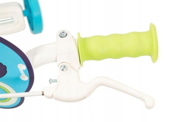 Toimsa, Bluey, rower, błękitno-limonkowy, 12"