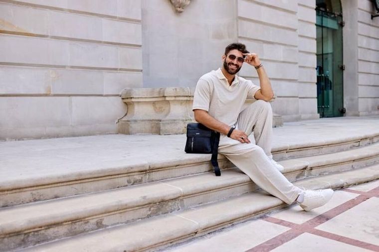 Torba listonoszka, czarna, skóra ekologiczna, Rovicky