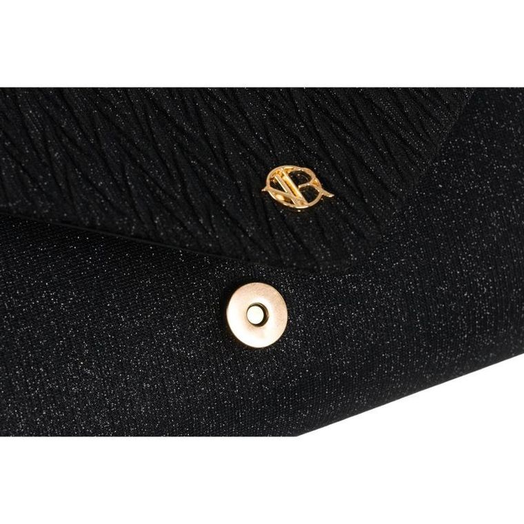 Torebka kopertówka, czarna, Rovicky