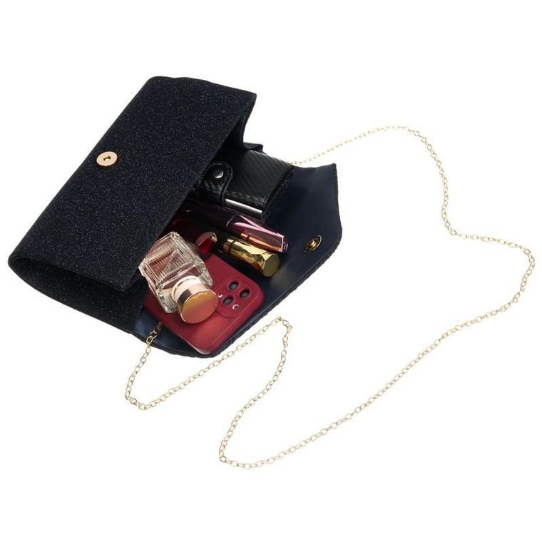 Torebka kopertówka, granatowa, Rovicky