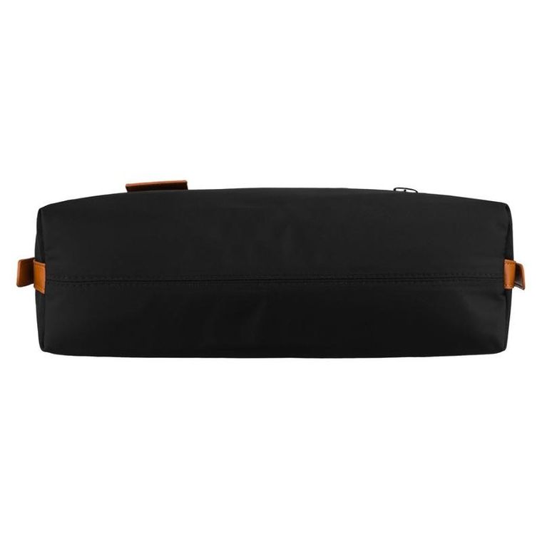 Torebka listonoszka, czarna, skóra ekologiczna, Peterson