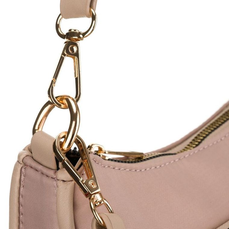 Torebka listonoszka, różowa, Peterson