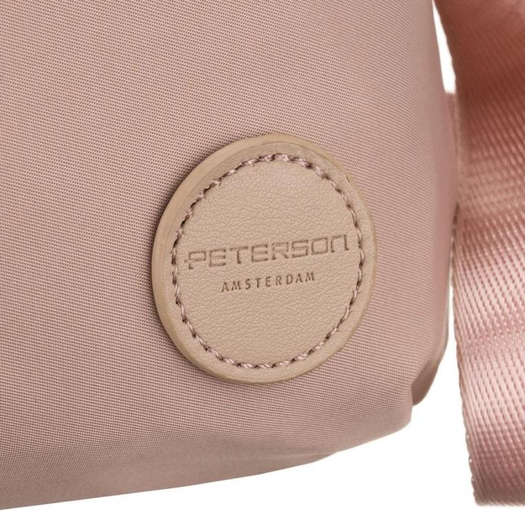 Torebka listonoszka, różowa, Peterson