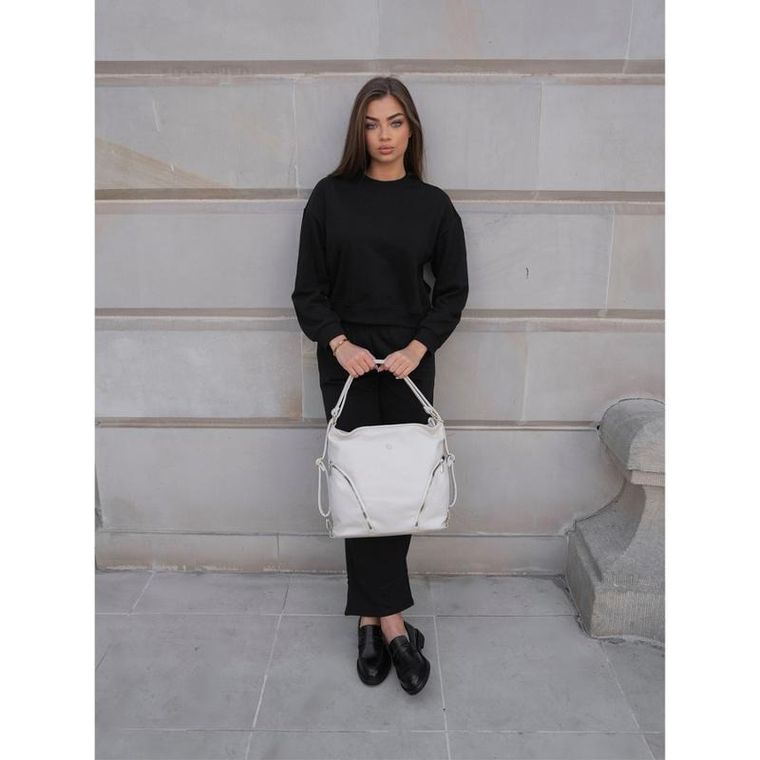 Torebka shopper, beżowa, Rovicky