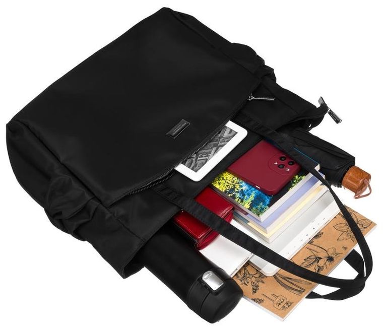 Torebka shopper, czarna, Peterson