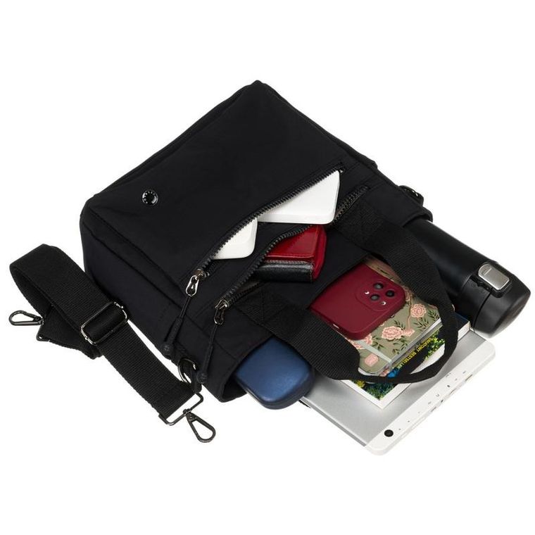 Torebka shopper, czarna, Peterson