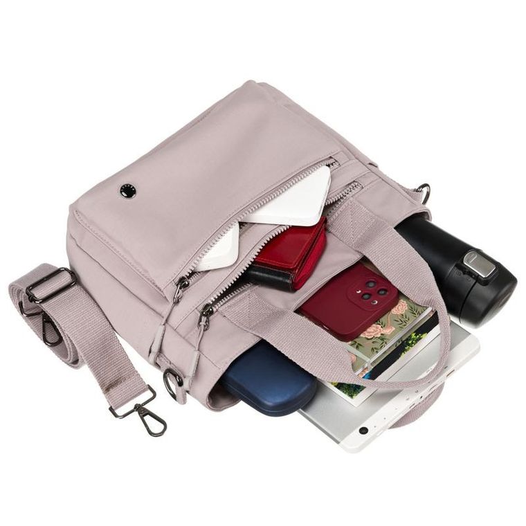 Torebka shopper, fioletowa, Peterson