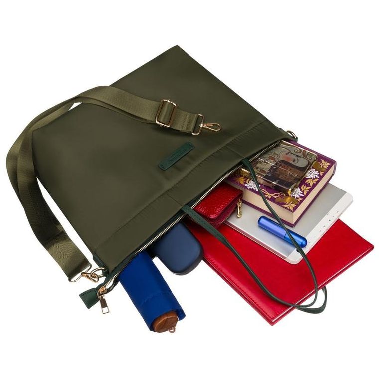 Torebka shopper, zielona, Peterson