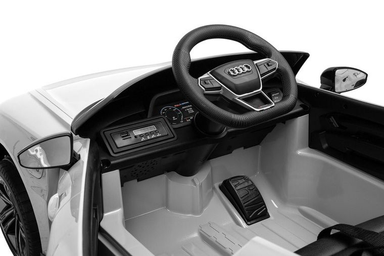 Toyz, Audi RS E-Tron GT, pojazd na akumulator, biały