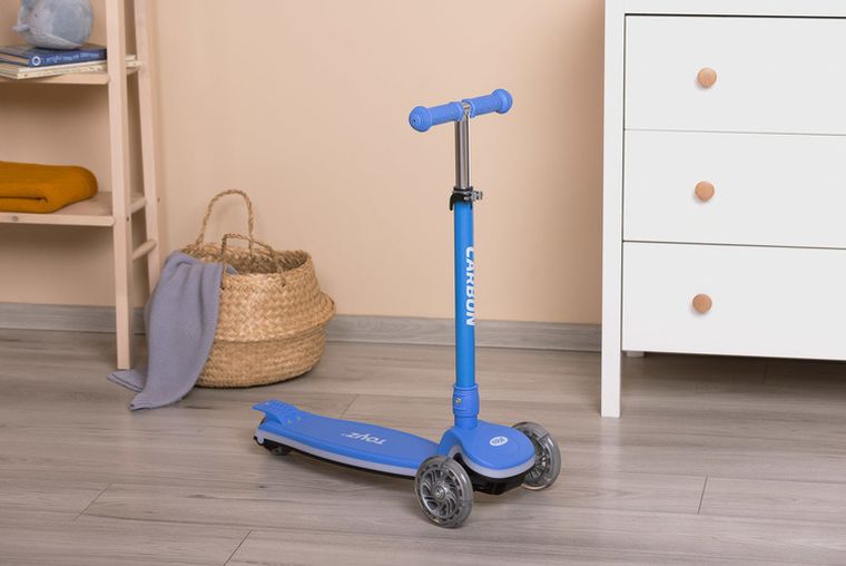 Toyz, Carbon, hulajnoga 3-kołowa, light blue