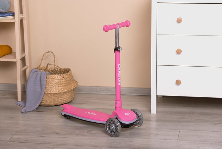 Toyz, Carbon, hulajnoga 3-kołowa, pink