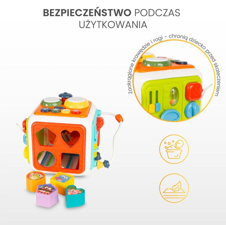 Toyz, kostka sensoryczna, zabawka edukacyjna