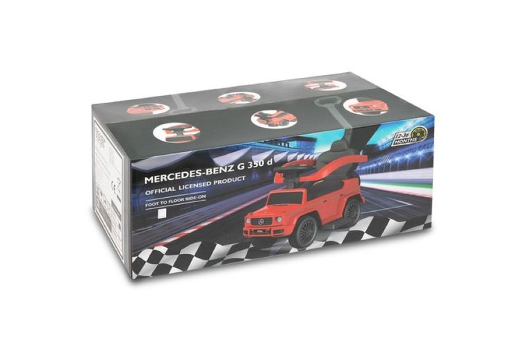 Toyz, Mercedes G350 D, jeździk, White