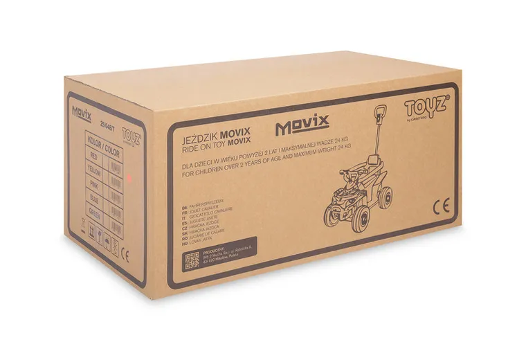 Toyz, Movix, jeździk, żółty