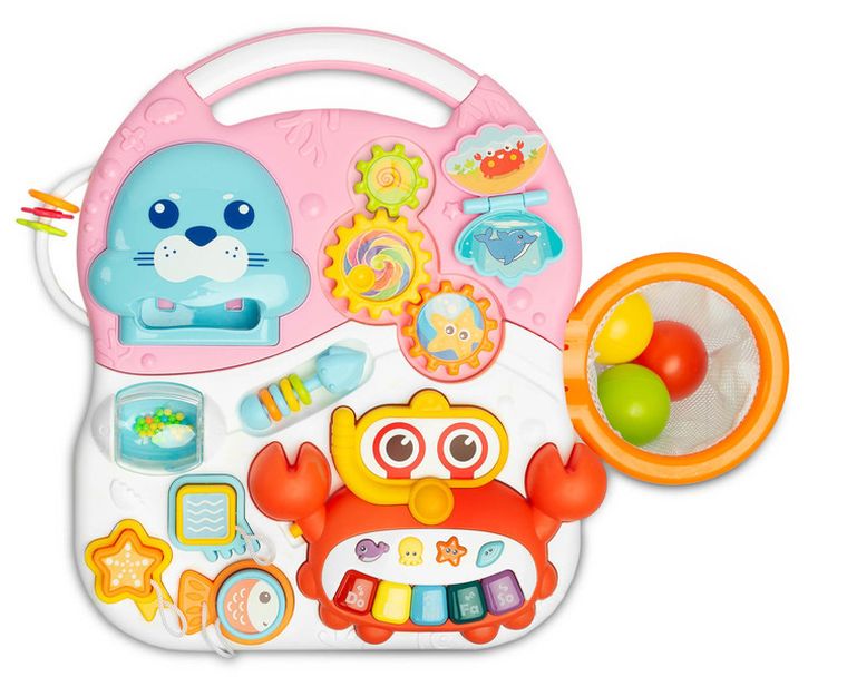 Toyz, Spark, chodzik, stolik edukacyjny, 2w1, pink