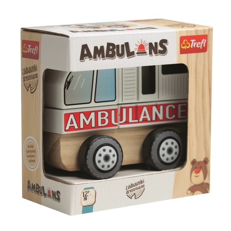 Trefl, Ambulans, zabawka drewniana
