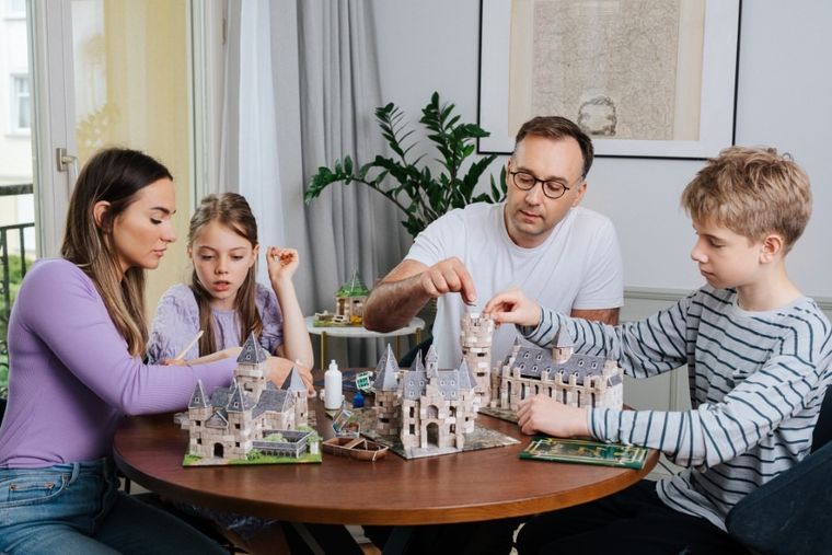 Trefl, Buduj z cegły, Harry Potter, Long Gallery, zestaw kreatywny z akcesoriami, 385 elementów