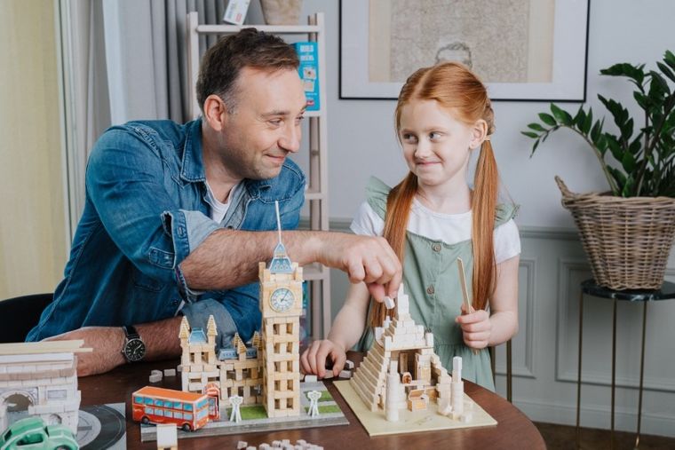 Trefl, Buduj z cegły, Łuk Triumfalny, zestaw kreatywny, 290 elementów