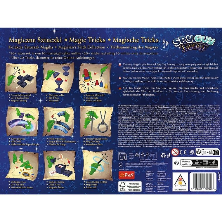 Trefl, Rodzina Treflików, Magiczne Sztuczki, Kolekcja Sztuczek Magika