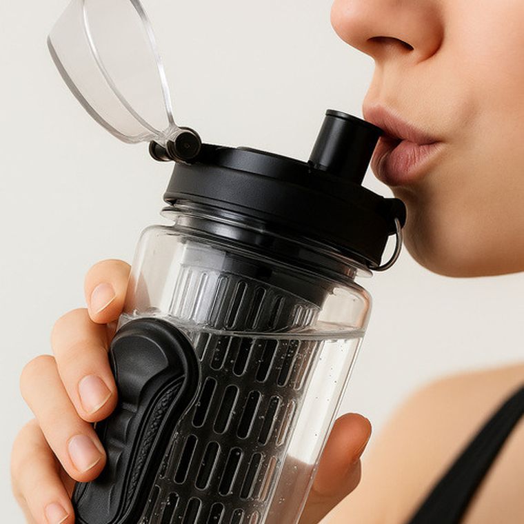 Trizand, bidon na wodę z pojemnikiem, 1l