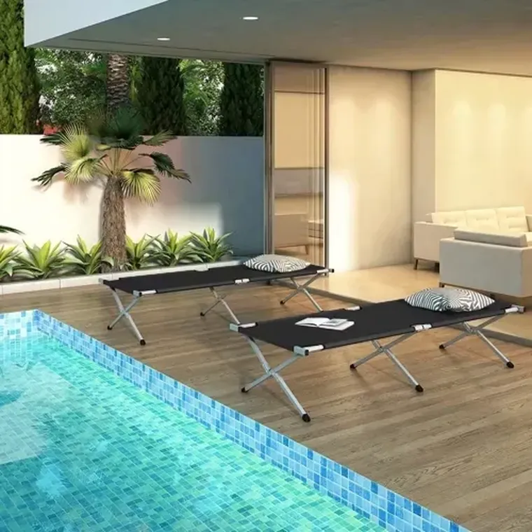 Trizand, łóżko polowe, kanadyjka