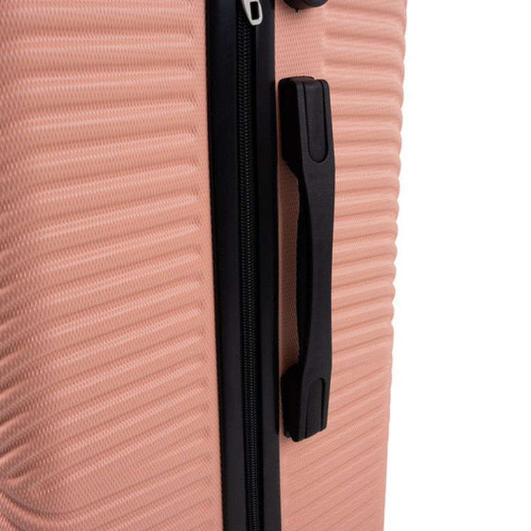 Trizand, zestaw walizek 3w1, różowe