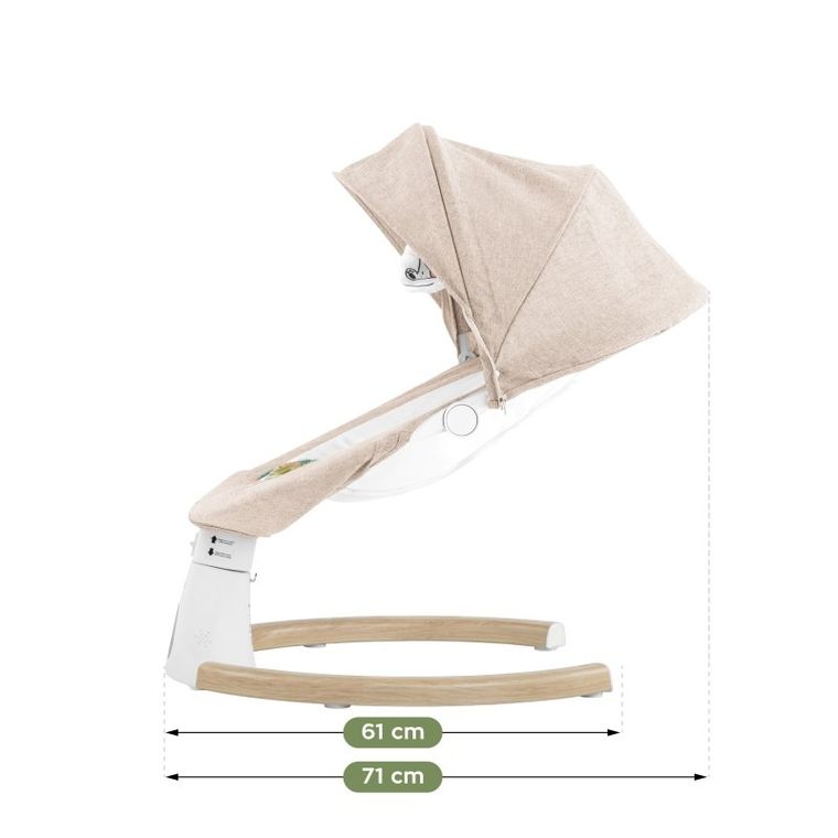 Tulano, Astrid 35, bujaczek leżaczek elektroniczny, beige
