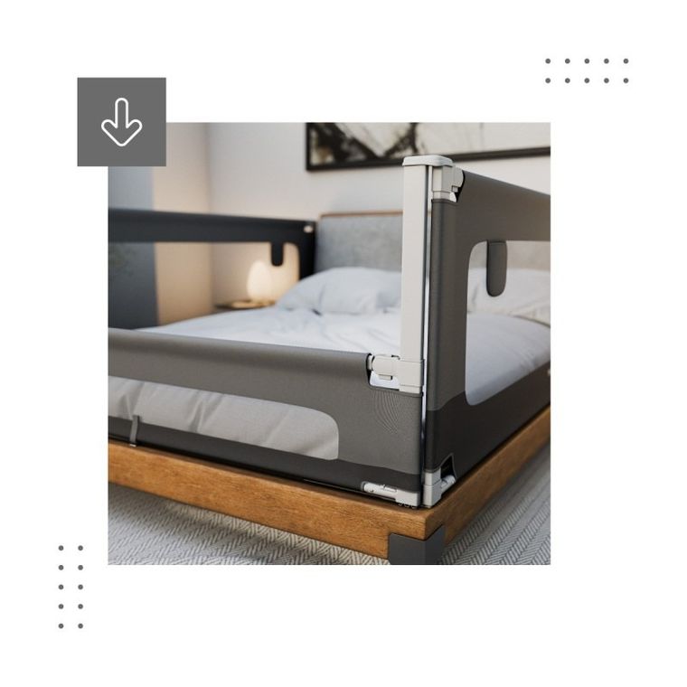 Tulano, Cover 46, barierka ochronna na łóżko, 160 cm