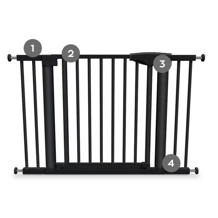 Tulano, Guardian 3.0, barierka zabezpieczająca, rozporowa, black