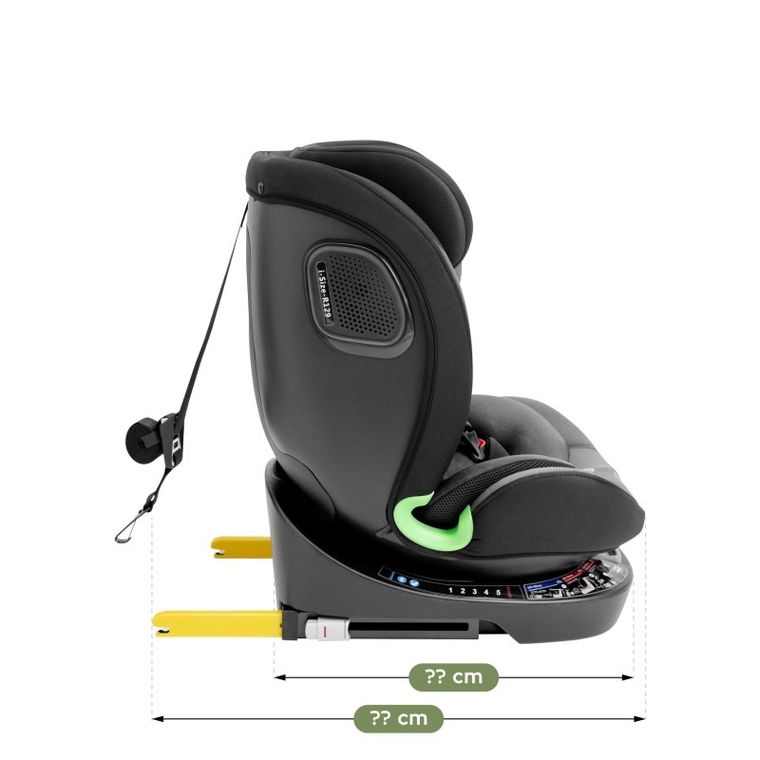 Tulano, Loom 35, fotelik samochodowy, black grey