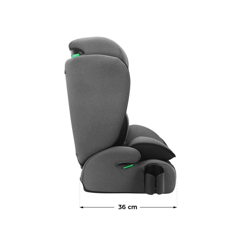 Tulano, Zooma 25, fotelik samochodowy, grey-black, 76-150 cm