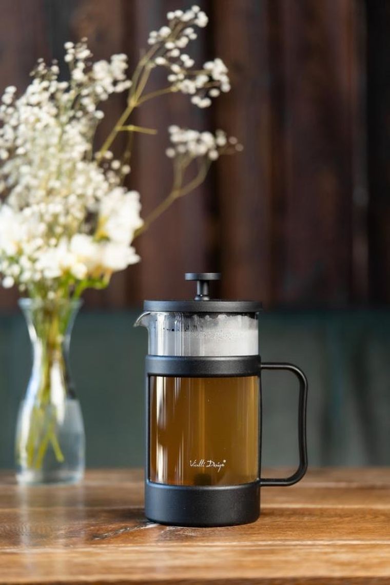 Vialli Design, Senso, zaparzacz do kawy i herbaty, czarny, 1000 ml