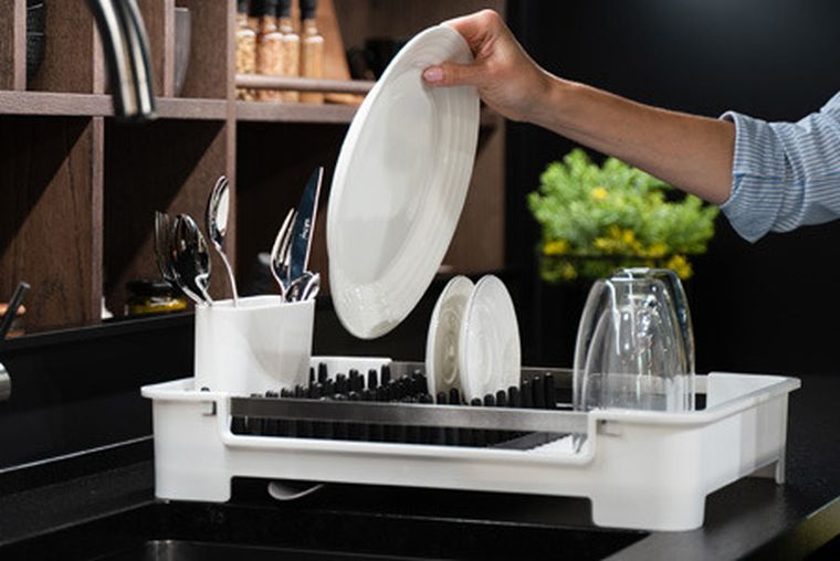 Vialli Design, Soho, ociekacz na naczynia, biały