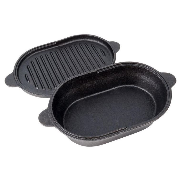 Vilde, Cast Line, brytfanna żeliwna z pokrywką 2w1, 28-16 cm, 1,2 l