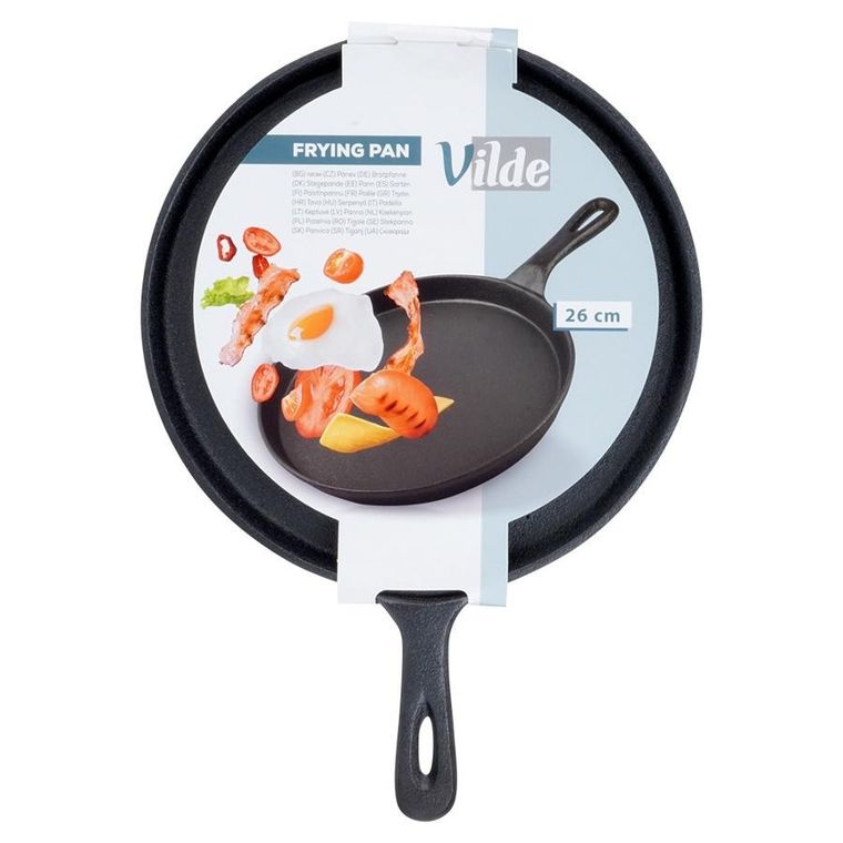 Vilde, Cast Line, patelnia do naleśników, żeliwna, 26 cm