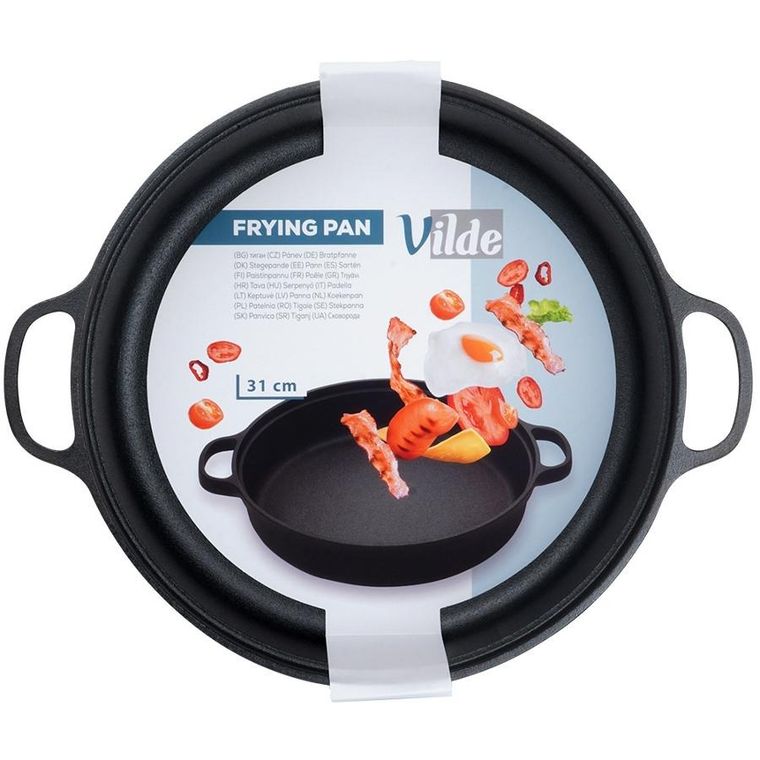 Vilde, Cast Line, patelnia żeliwna głęboka, 30 cm, 3,5l
