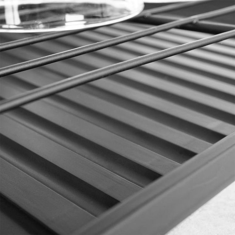 Vilde, suszarka na naczynia czarna, 40-33-17 cm