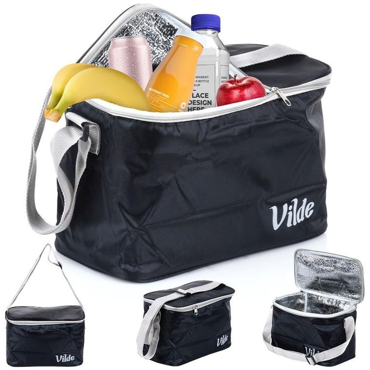 Vilde, torba termiczna, czarna, 10 l