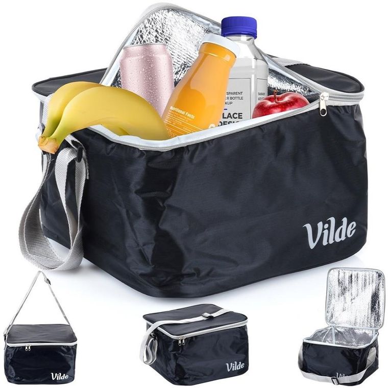 Vilde, torba termiczna, czarna, 18 l