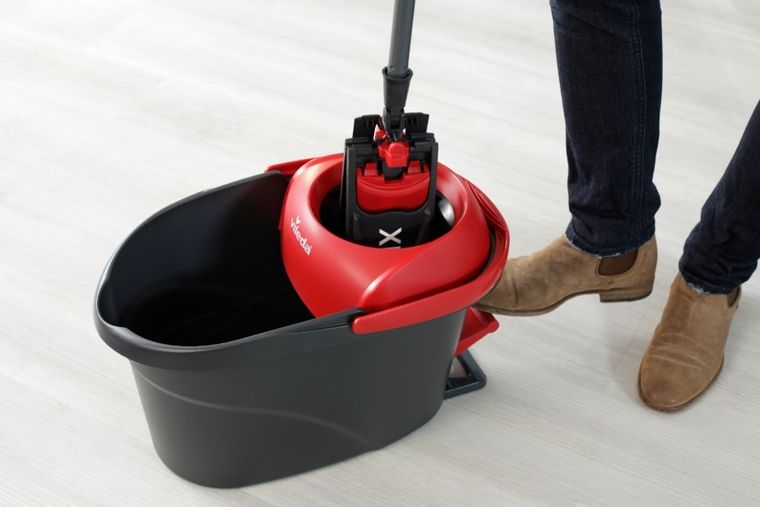 Vileda, Ultramat Turbo, mop płaski, w zestawie z wiadrem, 163425