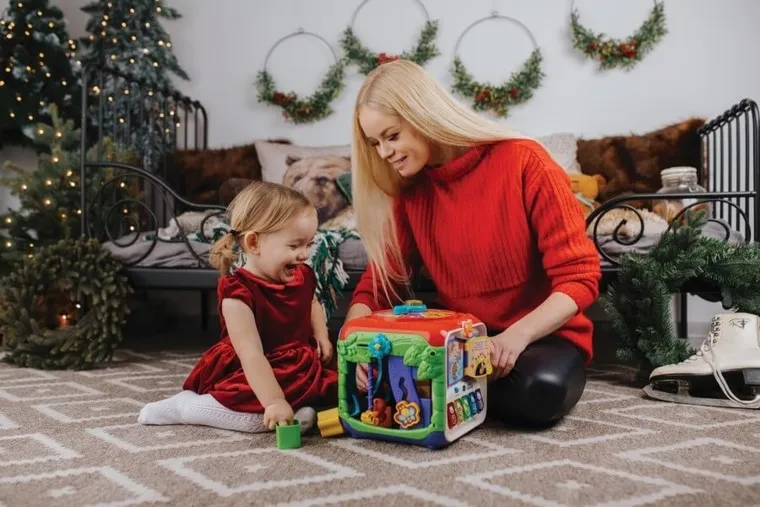 Vtech, kostka aktywności, zabawka interaktywna