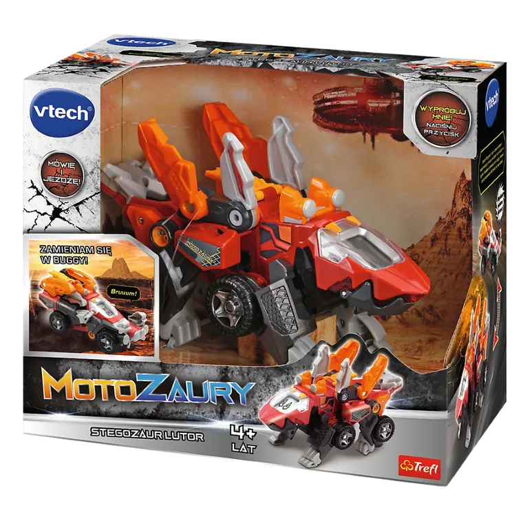 Vtech, Motozaury, Stegozaur Lutor, pojazd transformujący