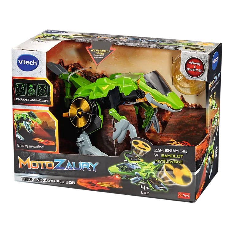 Vtech, Motozaury, Terizinozaur Pulsor, pojazd transformujący XL