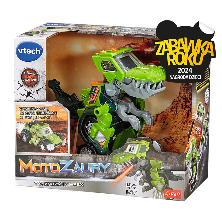 Vtech, Motozaury, Tyranozaur T-Rex, pojazd transformujący