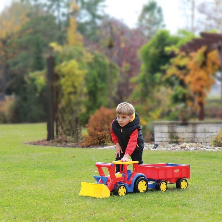 Wader, Gigant, traktor ładowarka z przyczepą