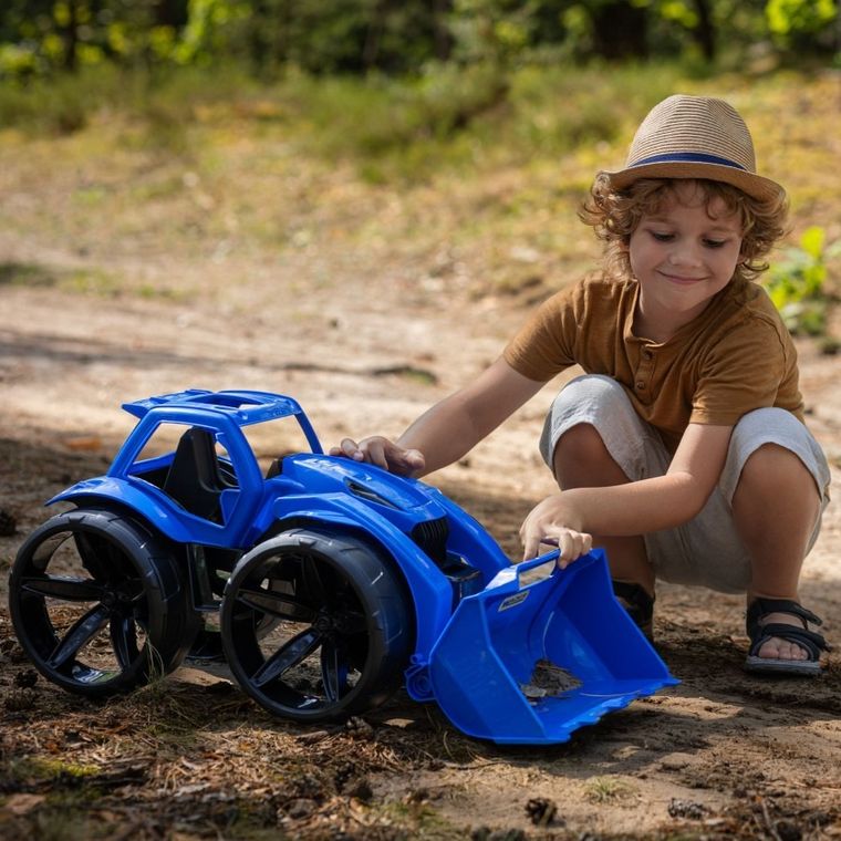 Wader, Maximus, spychacz, granatowy, 68 cm