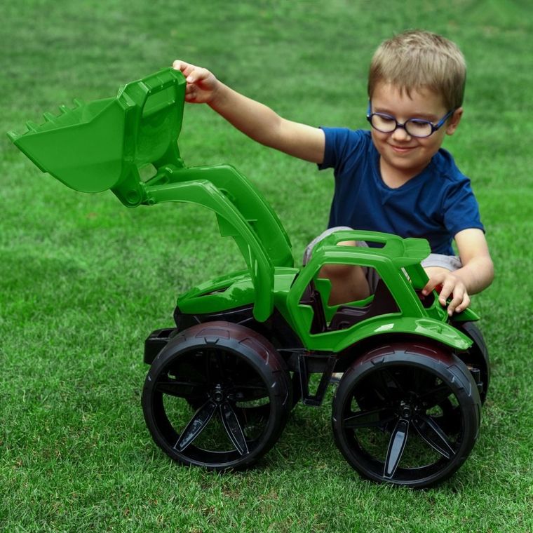 Wader, Maximus, spychacz, zielony, 68 cm