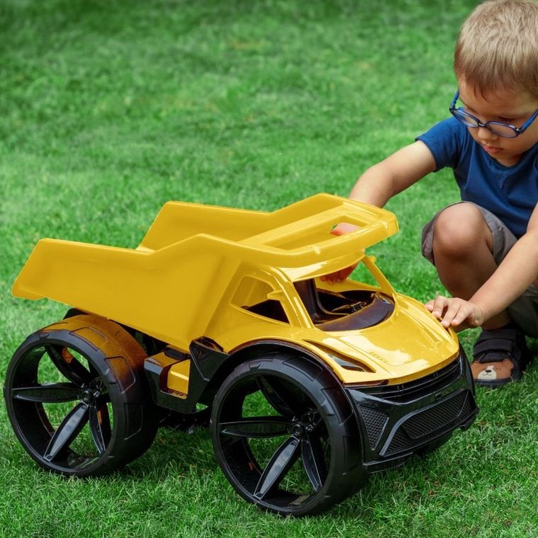 Wader, Maximus, wywrotka, żółta, 59 cm