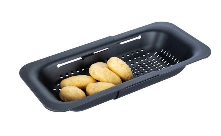 Wenko, organizer rozsuwany do zlewu, Sivo, 37-50 cm